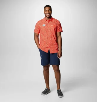 Camisa de manga corta PFG Super Slack Tide™ para hombre – Miami Dolphins