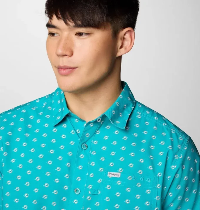 Camisa de manga corta PFG Super Slack Tide™ para hombre – Miami Dolphins Camisa de manga corta PFG Super Slack Tide™ para hombre – Miami Dolphins