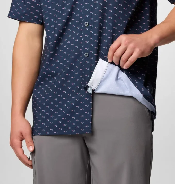 Camisa de manga corta PFG Super Slack Tide™ para hombre – New England Patriots Camisa de manga corta PFG Super Slack Tide™ para hombre – New England Patriots
