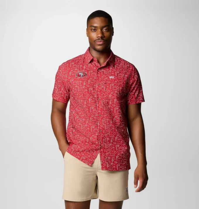 Camisa de manga corta PFG Super Slack Tide™ para hombre – San Francisco 49ers Camisa de manga corta PFG Super Slack Tide™ para hombre – San Francisco 49ers