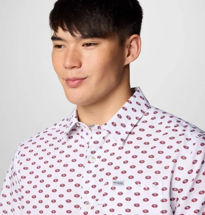 Camisa de manga corta PFG Super Slack Tide™ para hombre – San Francisco 49ers Camisa de manga corta PFG Super Slack Tide™ para hombre – San Francisco 49ers