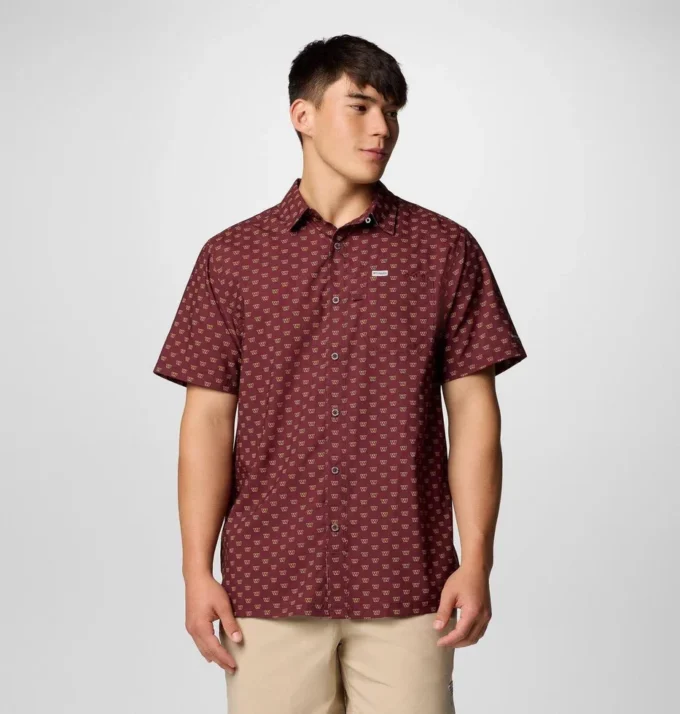 Camisa de manga corta PFG Super Slack Tide™ para hombre – Washington Commanders