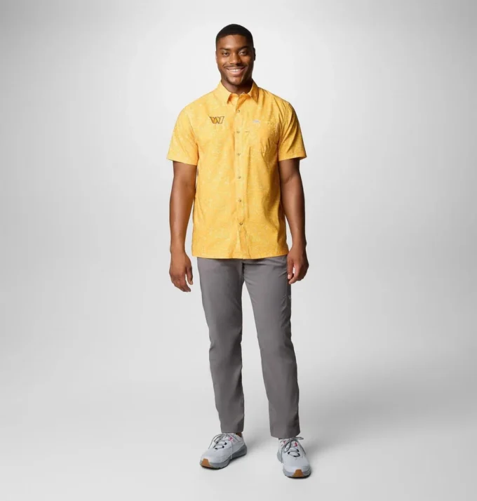 Camisa de manga corta PFG Super Slack Tide™ para hombre – Washington Commanders