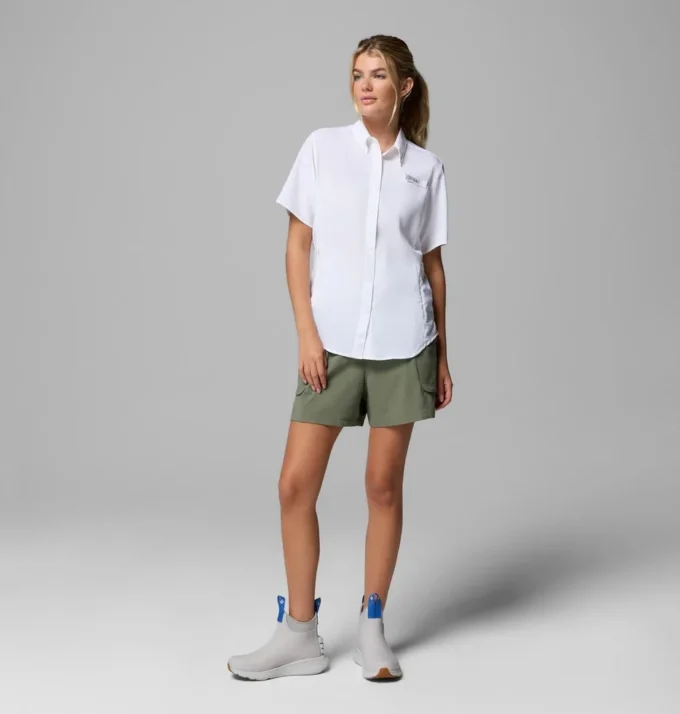 Camisa de manga corta PFG Tamiami™ II para mujer
