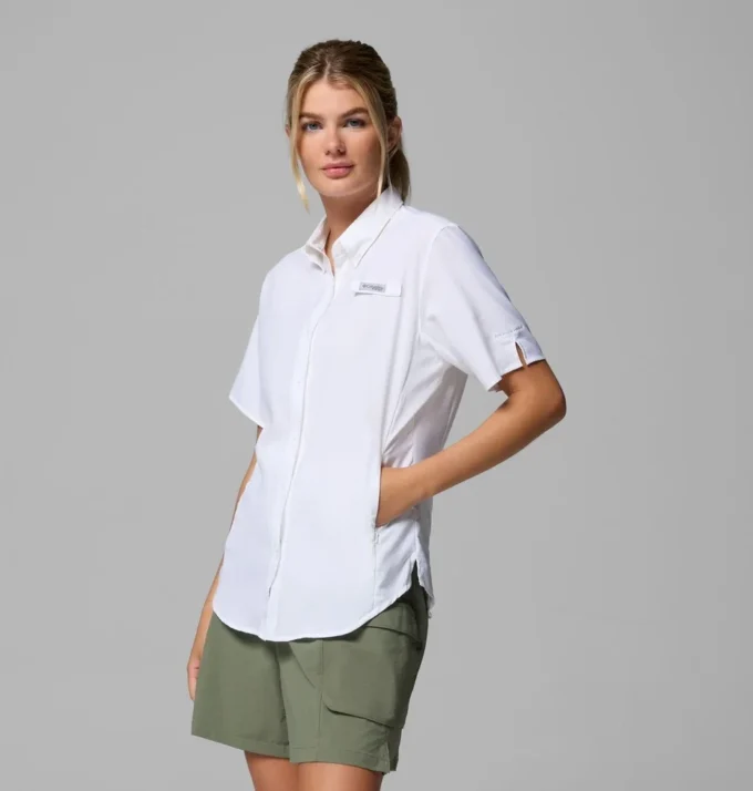 Camisa de manga corta PFG Tamiami™ II para mujer
