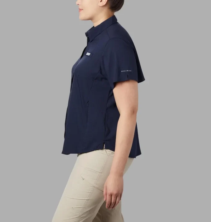 Camisa de manga corta PFG Tamiami™ II para mujer – Talla grande