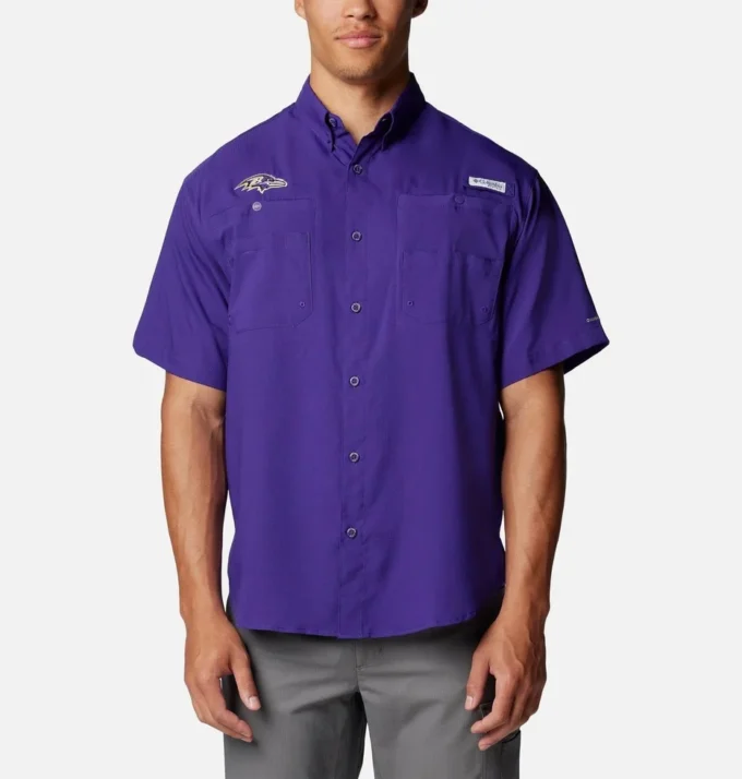 Camisa de manga corta PFG Tamiami™ para hombre – Baltimore Ravens