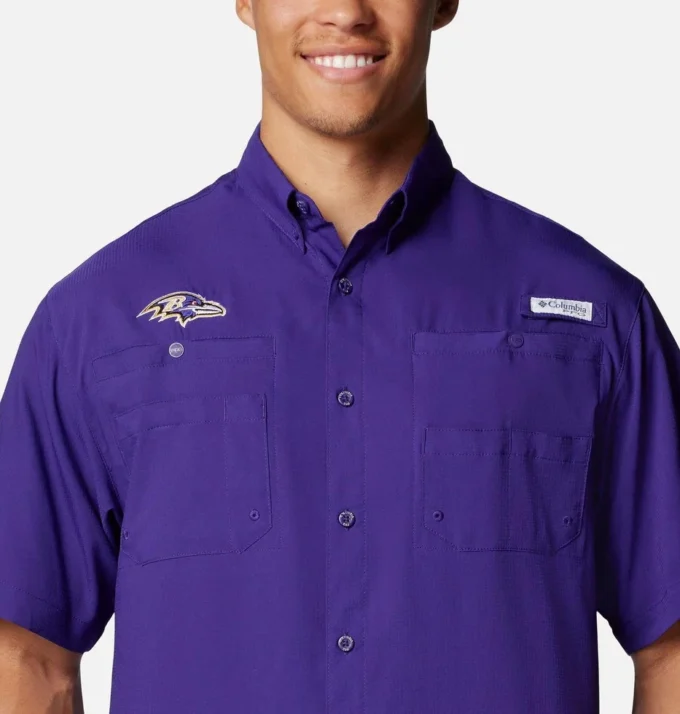 Camisa de manga corta PFG Tamiami™ para hombre – Baltimore Ravens