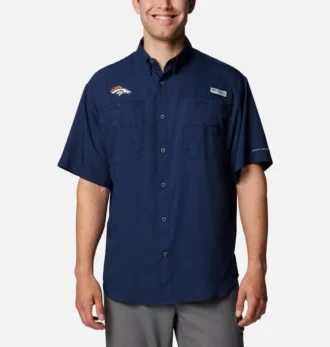 Camisa de manga corta PFG Tamiami™ para hombre – Denver Broncos