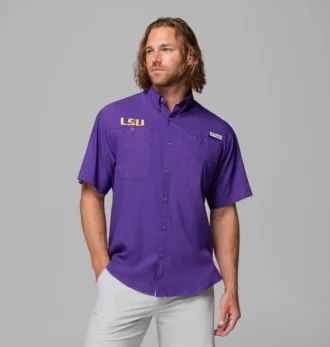 Camisa de manga corta PFG Tamiami™ para hombre – LSU
