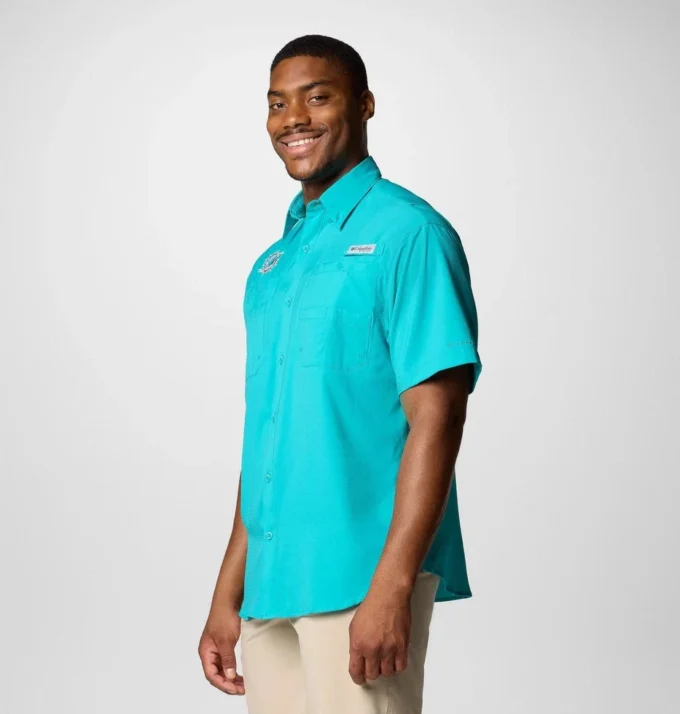 Camisa de manga corta PFG Tamiami™ para hombre – Miami Dolphins Camisa de manga corta PFG Tamiami™ para hombre – Miami Dolphins