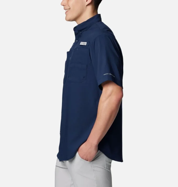 Camisa de manga corta PFG Tamiami™ para hombre – New England Patriots