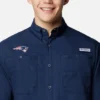 Camisa de manga corta PFG Tamiami™ para hombre – New England Patriots