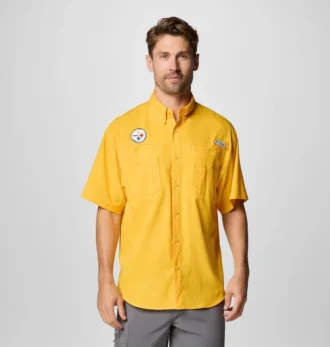 Camisa de manga corta PFG Tamiami™ para hombre – Pittsburgh Steelers