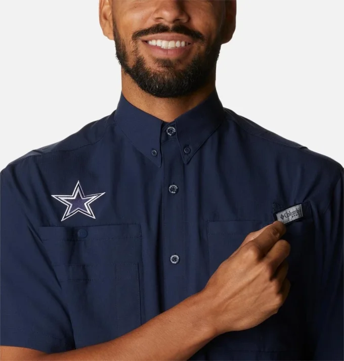 Camisa de manga corta PFG Tamiami™ para hombre – Tall – Dallas Cowboys