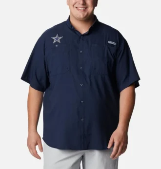 Camisa de manga corta PFG Tamiami™ para hombre – Talla grande – Dallas Cowboys