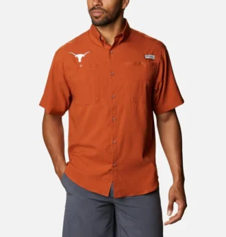Camisa de manga corta PFG Tamiami™ para hombre, talla grande, Texas