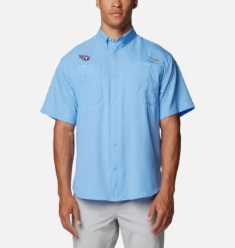 Camisa de manga corta PFG Tamiami™ para hombre – Tennessee Titans