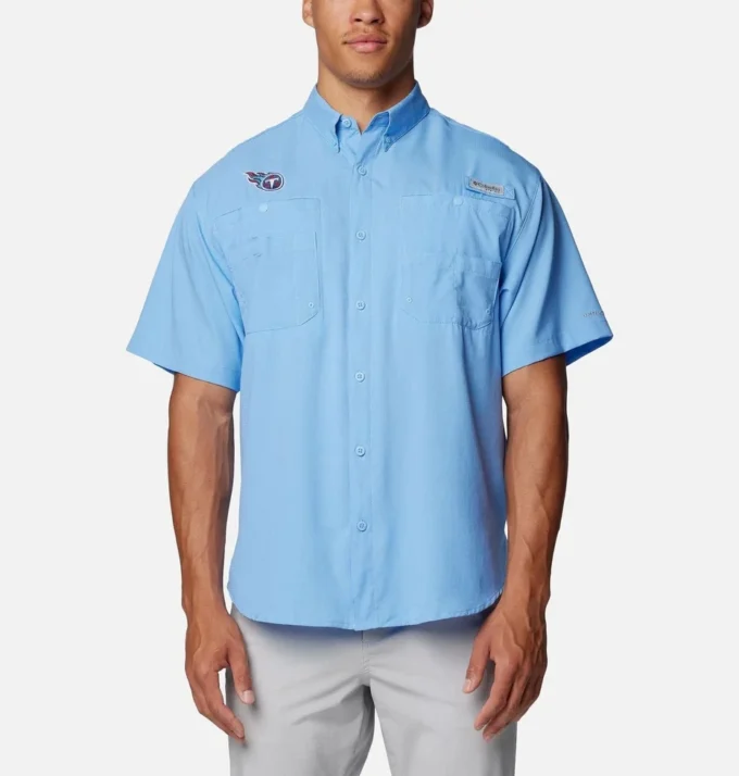 Camisa de manga corta PFG Tamiami™ para hombre – Tennessee Titans Camisa de manga corta PFG Tamiami™ para hombre – Tennessee Titans