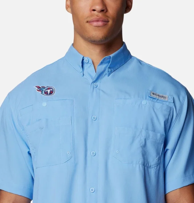 Camisa de manga corta PFG Tamiami™ para hombre – Tennessee Titans Camisa de manga corta PFG Tamiami™ para hombre – Tennessee Titans