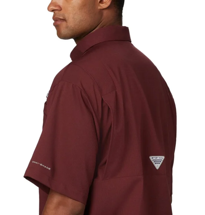 Camisa de manga corta PFG Tamiami™ para hombre universitario – Tall – Texas A&M Camisa de manga corta PFG Tamiami™ para hombre universitario – Tall – Texas A&M