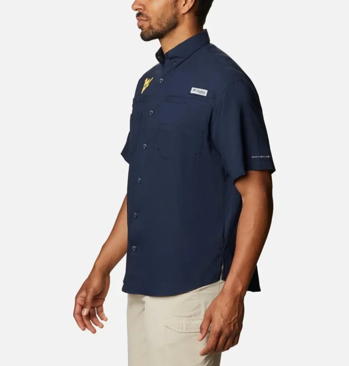 Camisa de manga corta PFG Tamiami™ para hombre universitario – Tall – Virginia Occidental Camisa de manga corta PFG Tamiami™ para hombre universitario – Tall – Virginia Occidental
