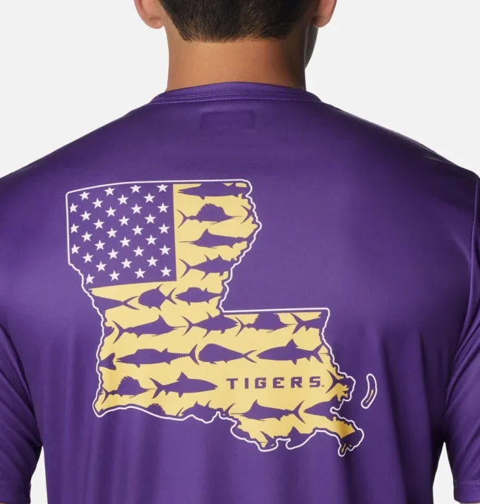 Camisa de manga corta PFG Terminal Tackle™ para hombre – LSU