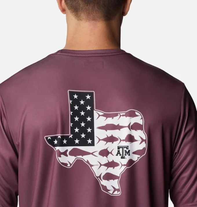 Camisa de manga corta PFG Terminal Tackle™ para hombre – Texas A&M
