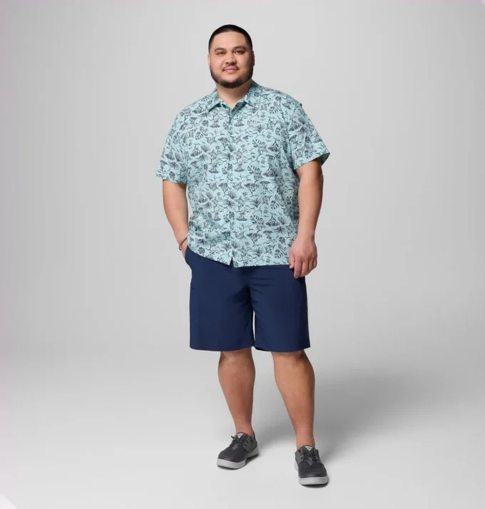 Camisa de manga corta PFG Trollers Best™ para hombre – Talla grande