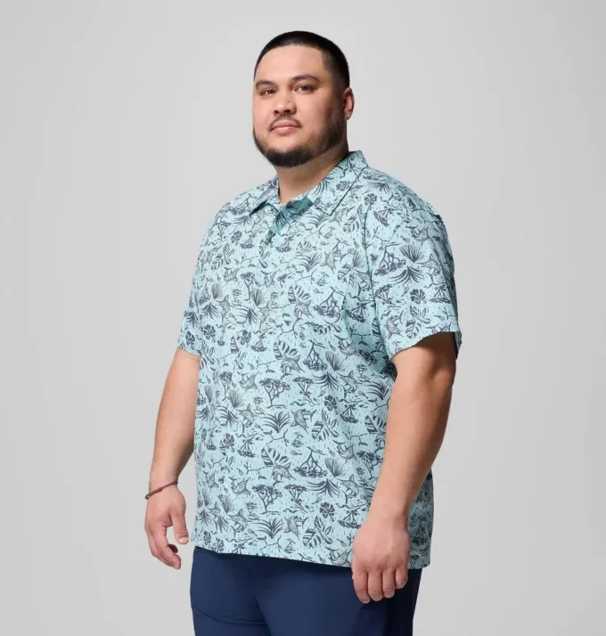 Camisa de manga corta PFG Trollers Best™ para hombre – Talla grande