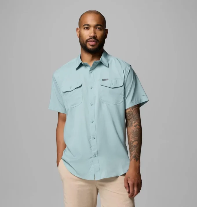 Camisa de manga corta sólida para hombre Utilizer™ II – Tall