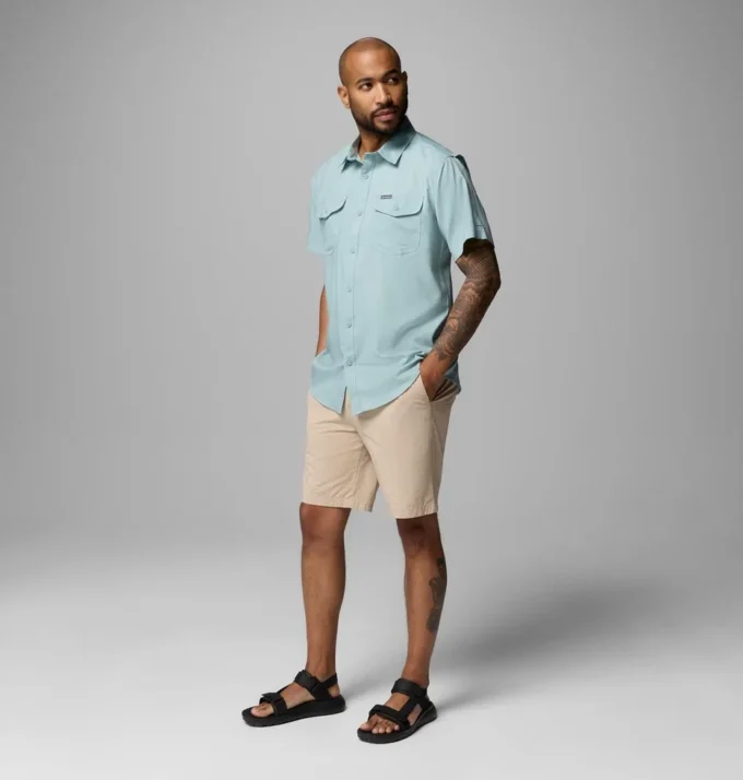 Camisa de manga corta sólida para hombre Utilizer™ II – Tall