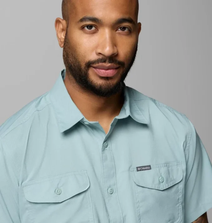 Camisa de manga corta sólida para hombre Utilizer™ II – Tall