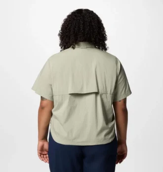 Camisa de manga corta tejida Brea Falls™ para mujer – Talla grande