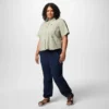Camisa de manga corta tejida Brea Falls™ para mujer – Talla grande