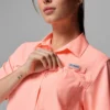 Camisa de manga corta tejida PFG Castback™ para mujer