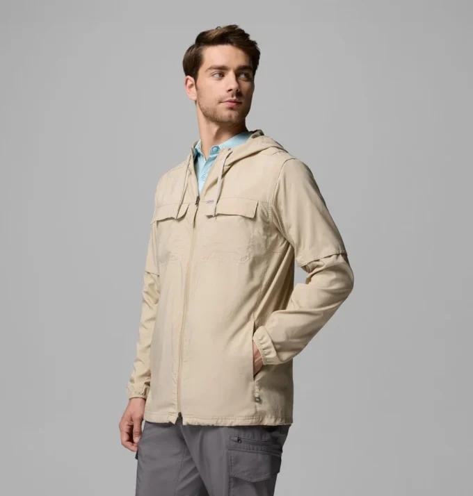 Camisa de manga larga con capucha Skien Valley™ para hombre.