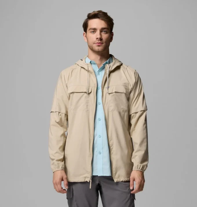 Camisa de manga larga con capucha Skien Valley™ para hombre.