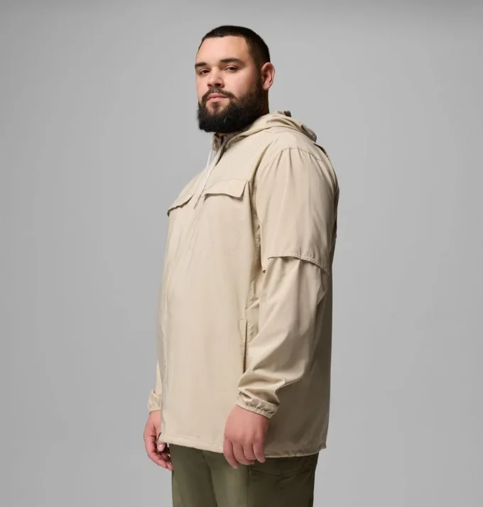 Camisa de manga larga con capucha Skien Valley™ para hombre – Talla grande Camisa de manga larga con capucha Skien Valley™ para hombre – Talla grande