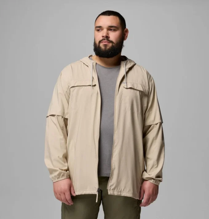 Camisa de manga larga con capucha Skien Valley™ para hombre – Talla grande Camisa de manga larga con capucha Skien Valley™ para hombre – Talla grande