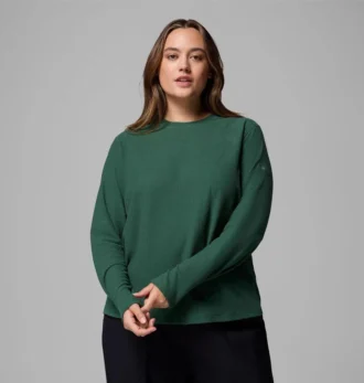Camisa de manga larga con cuadros Brea Falls™ para mujer – Talla grande
