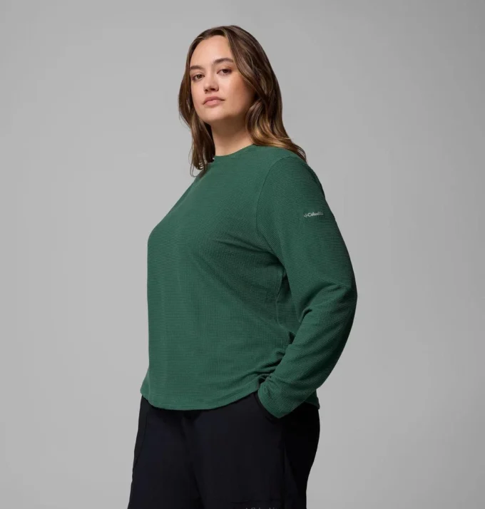Camisa de manga larga con cuadros Brea Falls™ para mujer – Talla grande