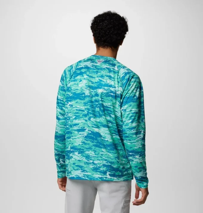 Camisa de manga larga con estampado PFG Super Solar Stream™ para hombre Camisa de manga larga con estampado PFG Super Solar Stream™ para hombre