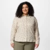 Camisa de manga larga con estampado utilitario Silver Ridge™ para mujer – Talla grande