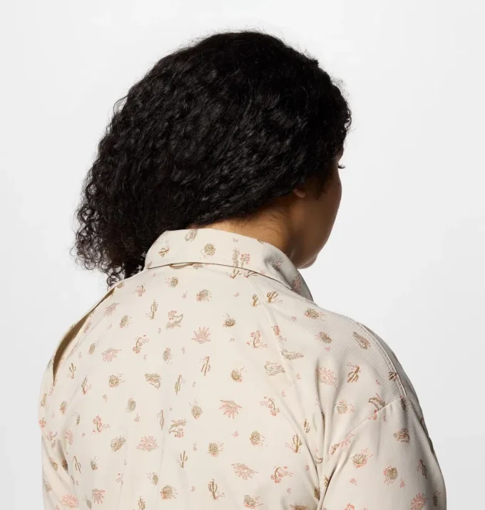 Camisa de manga larga con estampado utilitario Silver Ridge™ para mujer – Talla grande