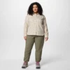 Camisa de manga larga con estampado utilitario Silver Ridge™ para mujer – Talla grande