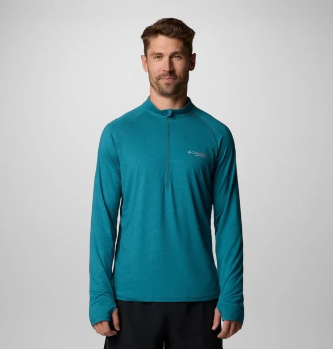 Camisa de manga larga con media cremallera y malla Endless Trail™ para hombre Camisa de manga larga con media cremallera y malla Endless Trail™ para hombre