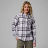Camisa de manga larga de franela Calico Basin™ para mujer