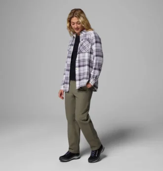 Camisa de manga larga de franela Calico Basin™ para mujer