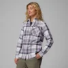 Camisa de manga larga de franela Calico Basin™ para mujer